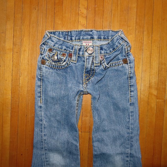 Vintage Y2K Rare True Religion Sunshine yellow Rainbow Joey flare boot Big T 6 - Picture 4 of 9